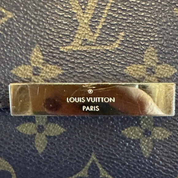 Louis Vuitton Brown Monogram Crossbody with Gold Chain